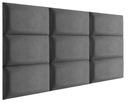 90X20 ČALÚNENÉ STENENÉ PANELY, VELÚROVÉ ČELO