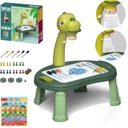 Projektor na učenie sa kresliť DINOSAUR + 2 hry
