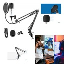 Sada mikrofónov STUDIO USB POP FILTER STAND