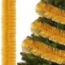 REŤAZ NA VIANOČNÝ STROMČEK zlatá 6m VIANOČNÁ VENCICA NA VIANOČNÝ STROMČEK XXL hrúbka 10cm