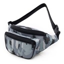Peňaženka WALLET camo pásová taška N085, šedá