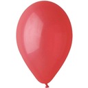 Narodeninové balóny PASTEL pastel RED x50