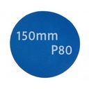 BRÚSNY PAPIER NA VELCRO 150 mm p80 Zirkón (50 ks.)