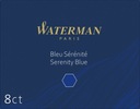 Waterman dlhé náboje modrá Florida 8 kusov