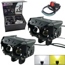 MOTOCYKEL HALOGÉN LED 40W 4000LM 2 REŽIMY LAMP