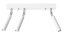EYETECH 3 biele stropné svietidlo s LED svietidlom