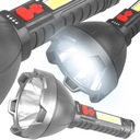 VÝKONNÁ NABÍJATEĽNÁ MULTIFUNKČNÁ LED BATERKA USB IP65 500M 700LM