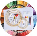 DIY set pre výšivku 100 mulíny xxl