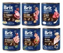 Brit Premium by Nature MIX CHUTÍ 6x800g