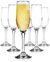 Sada 6 ks pohárov na šampanské Proseco, 200 ml, 6 ks