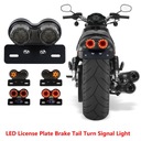 Nové motocyklové LED dvojité dvojité smerové svetlo