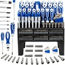 SADA SKRUTKOVAČOV, SKRUTKOVAČOV, BITOV, KĽÚČOV, ZÁSUVEK, TORX ALLENS S MAGNETOM 122
