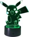 Pokemon Go Pikachu 3D LED nočná lampa ako darček