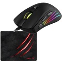 HERNÝ SET RGB PODSVIETENIE MYŠ + PODLOŽKA
