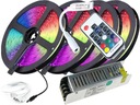 SET 600LED Rádio 20M páskový zdroj RGB WHITE