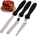 Špachtľa na zdobenie špachtličky CAKE KNIFE 3 ks