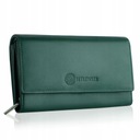 Dámska kožená peňaženka Betlewski zelená veľká RFID ako darček + certifikát