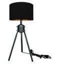 STOLNÁ NOČNÁ LAMPA s SKÚSENÝM tienidlom STALUGA
