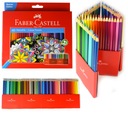 FABER-CASTELL Eko pastelky ceruzkové 60 farieb Zips VEĽKÁ SADA