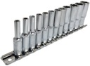 YATO - DLHÉ ZÁSUVKY NA 1/4'' PÁSKU SADA ZÁSUVKOV 4-13MM
