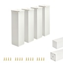 4x NÁBYTKOVÁ NOHA, NASTAVITEĽNÁ NOHA NA NÁBYTOK 150 MM