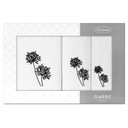 EURO ZÁCLONA SET UTERÁKOV 3 56 X 36 X 7 CM BIELA