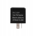 12V LED KONTROLKA MOTOCYKLA RELÉ INDIKÁTORA