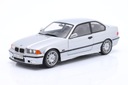 BMW E36 M3 Coupe 1990 Arctic Silver Solido 1:18 Model auta S1803913