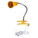 Stolná lampa L3A s klipom E14 40W žltá + kábel