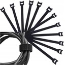 30x upínacie pásky na suchý zips, organizér na usporiadanie káblov, 12cm drôty
