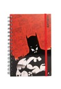 Zápisníky Batman Red, A5, linajkové, 80 listov, guma