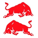 Red Style 28x15cm 12*22,6cm Angry Bull Funny