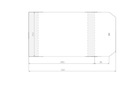 NASTAVITEĽNÝ KRYT 260X465MM (50PCS)