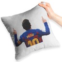 BIELY VANKÚŠ PRE FANOUŠKU AKO DARČEK MESSI + TEXT ZADARMO