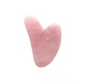 Fluff Gua Sha Stone masáž tváre kameň Rose Quartz (P1) (P3)