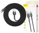 BASEUS dlhý kábel USB TYP C ŠEDÝ rýchle nabíjanie Quick Charge 3.0 3A 3M