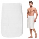Pánska osuška Kilt do sauny S/M Cotton Terry Spa Pool White