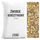 Jantárový štrk pre záhradnú dekoráciu 25 kg