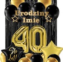 BALÓNY k 40. 40. narodeninám BANNER + MENO