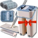 Dva -Chamber Swivel Flat mop pre voľné 2 vložky Bucket Bucket Bucket