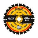 kotúčová píla na rezanie dreva 165x20x1,66mm, 24 zubov, DeWALT [DT10400-QZ]