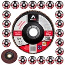 20KS DREVO-KOVOVÝ BRÚSNY DISK 125MM 60GR KLAPKA KLAPKA