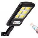 SOLÁRNA PULIČNÁ LAMPA LED LAMPA 160 COB + DIAĽKOVÉ OVLÁDANIE 3 REŽIMY PREVÁDZKY SNÍMAČE
