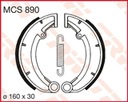 TRW LUCAS BRZDOVÉ ČELNÍKY (160X30MM) (978) MZ ETZ / TS 150 /250 / 50