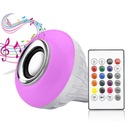 Farebná RGB žiarovka s Bluetooth reproduktorom E27