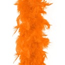 BOA PEROR ŠÁL ORANŽOVÝ RETRO 190 CM KARNEVAL