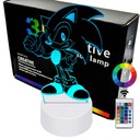 Nočná LED lampa Sonic Sonik 3D LAMP