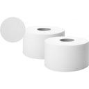 Biely toaletný papier 130m 2 vrstvy JUMBO celulóza