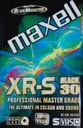 Maxell XR-S Black 30 VHS kazeta