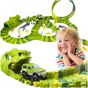 Dinosaur Car Race Track Trex 260 el. + Auto Dino Park Loop 360